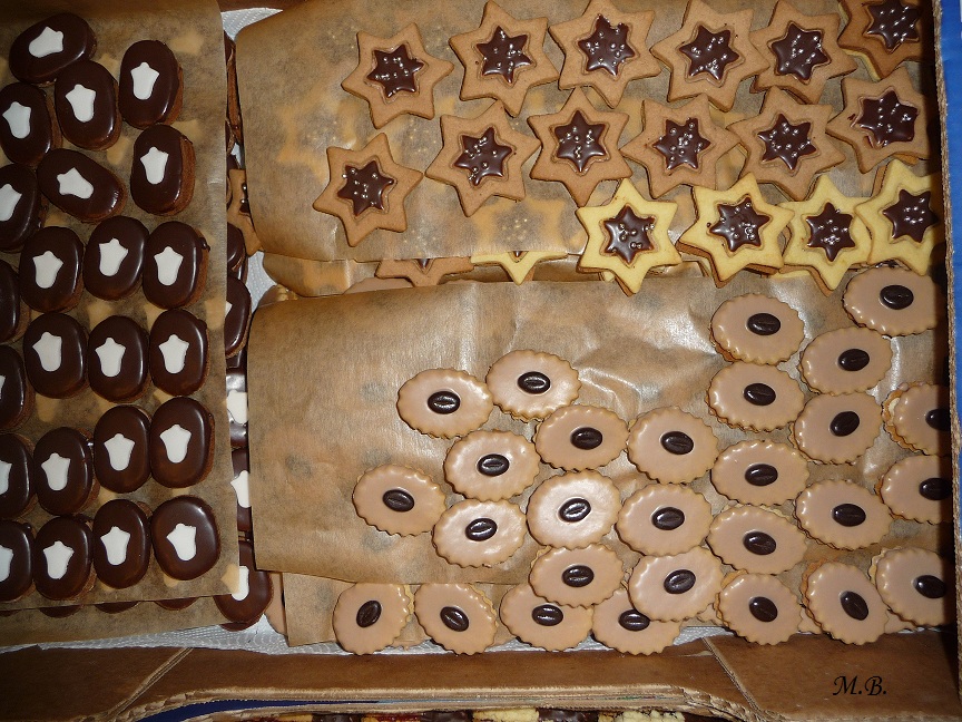 Mocca, dvojbar. linecké, čokoládové